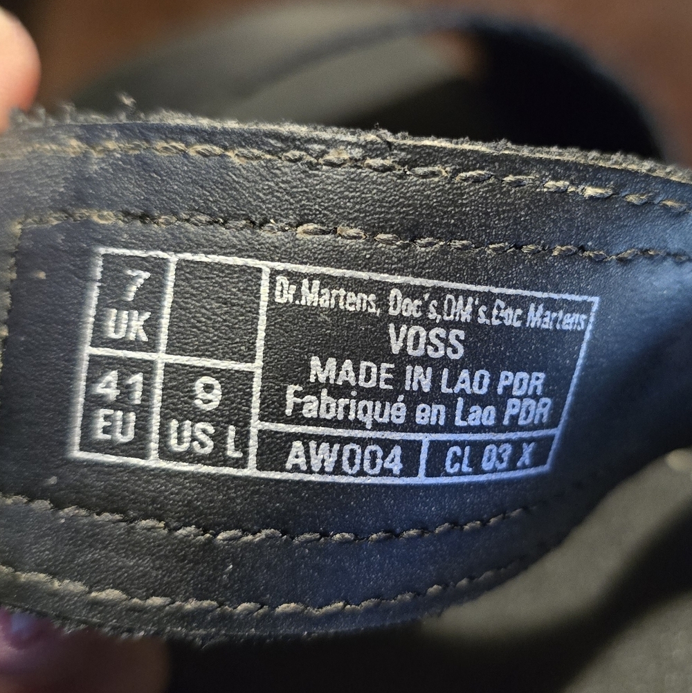 Dr. Martens Soft Wair Sandals Black Adjustable Leather Strap Open Toe Size 9 - Picture 6 of 9